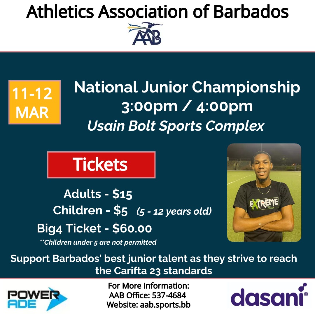 Athletics Association Of Barbados Inc The Home Of Athletics In Barbados